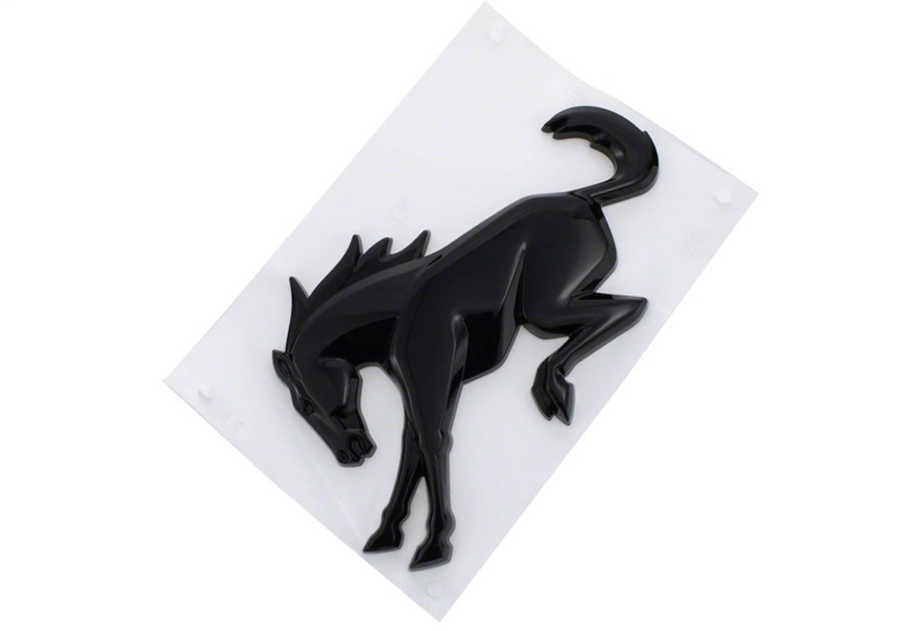 Ford Racing 2021 Bronco Rear Emblem - Black - M-1447-BRB