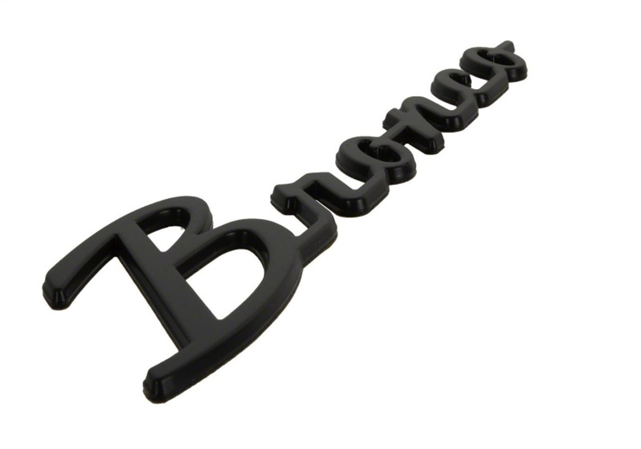 Ford Racing 2021+ Bronco Classic Script Fender Badges - Matte Black (Pair) - M-1447-BSMB