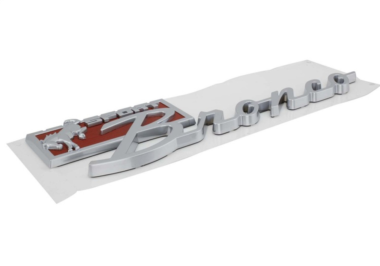 Ford Racing Bronco Sport Script Fender Badge Kit - M-1447-BSPRT