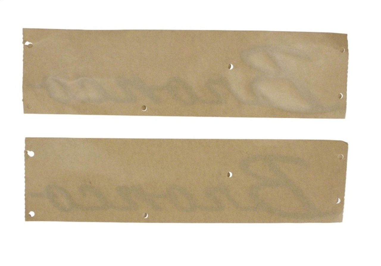 Ford Racing 21-23 Bronco Script Fender Badge - Silver - M-1447-BSS