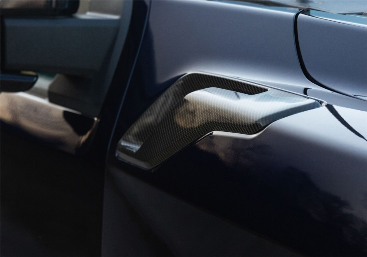 Ford Racing 21-24 F-150 Raptor Carbon Fiber Fender Vent Set - Gloss - M-16026-FG