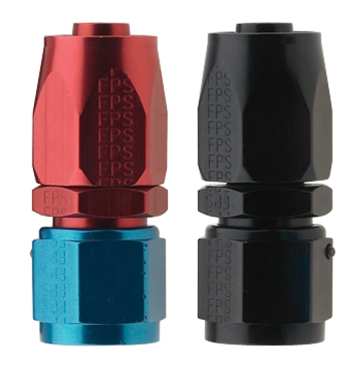 Fragola -4AN Straight Pro-Flow Hose End - Black - 220104-BL