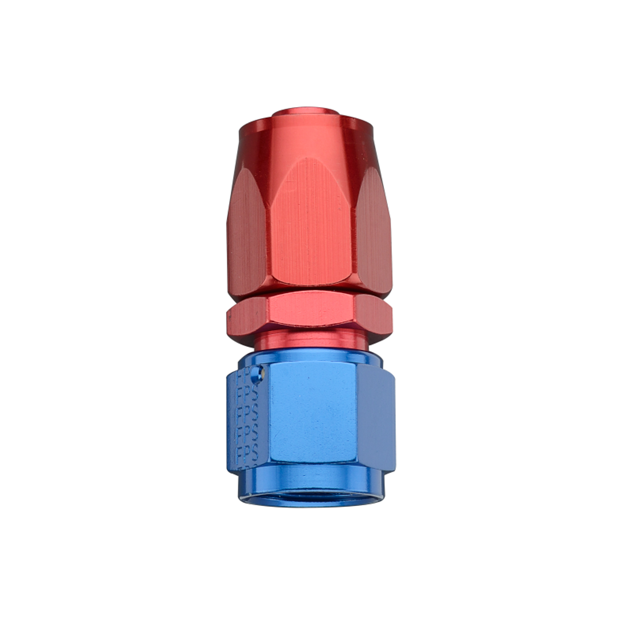 Fragola -8AN Straight Pro-Flow Hose End - Blue/Red - 220108
