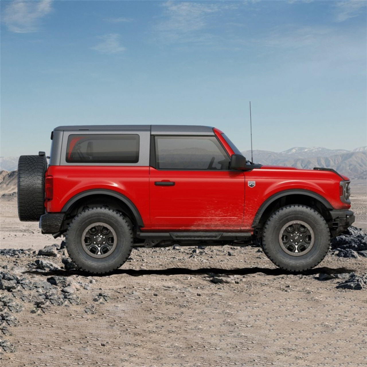 Ford Racing Bronco Off-Road Hoop Steps - M-16450-BHS2