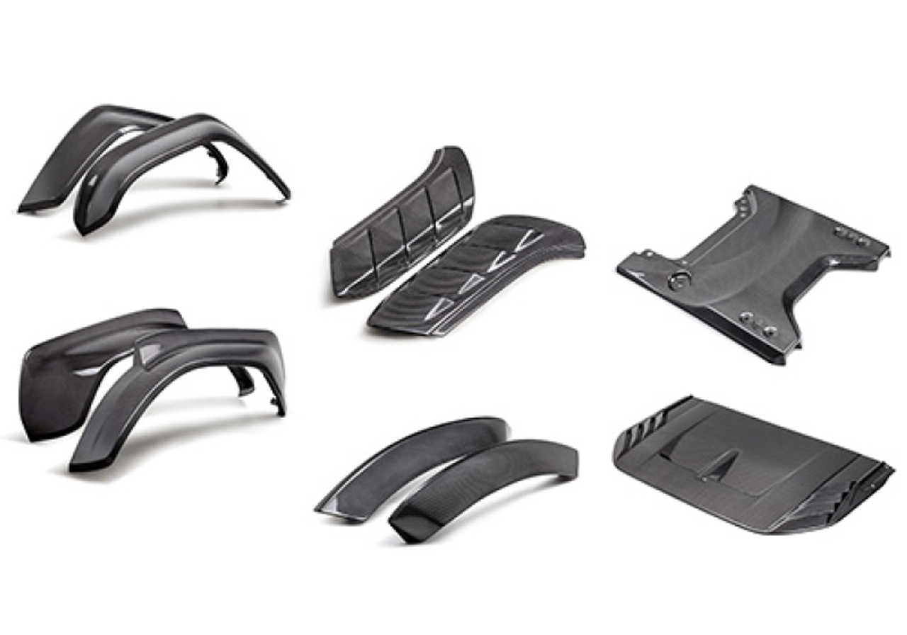 Ford Racing 22-24 Ford Racing 22-24 Ford Bronco Raptor Carbon Fiber Appearance Kit - Gloss - M-16600K-BG