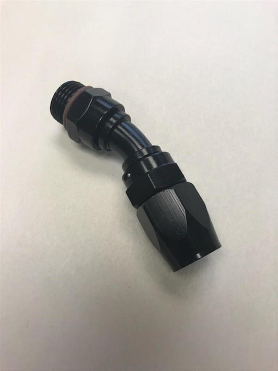 Fragola -12AN Male Rad. Fitting x 30 Pro-Flow Hose End - Black - 223012-BLRAD