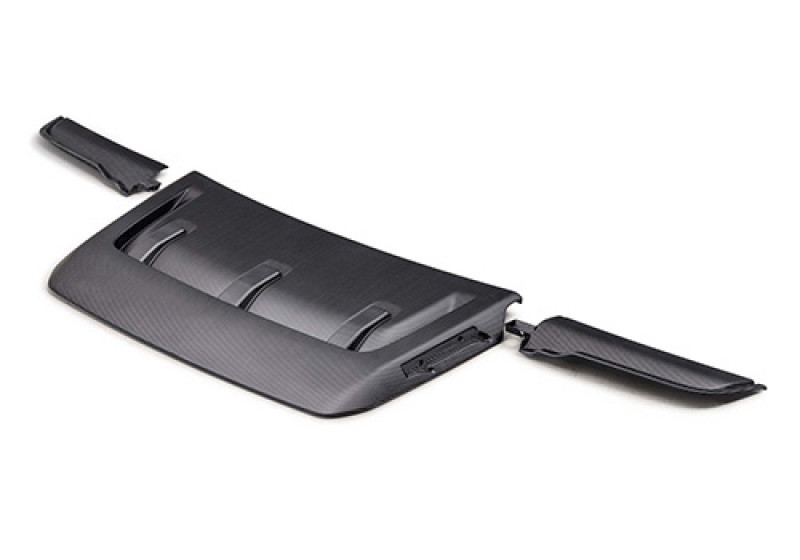 Ford Racing 21-24 F-150 Raptor Carbon Fiber Hood Vent & Trim - Matte - M-16628-FM