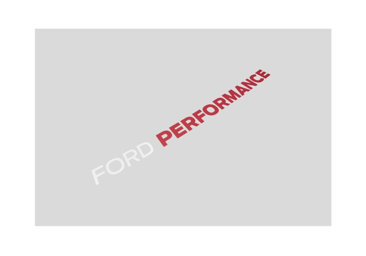 Ford Racing Ford Performance Bronco Windshield Banner - White/Red - M-1820-BRR