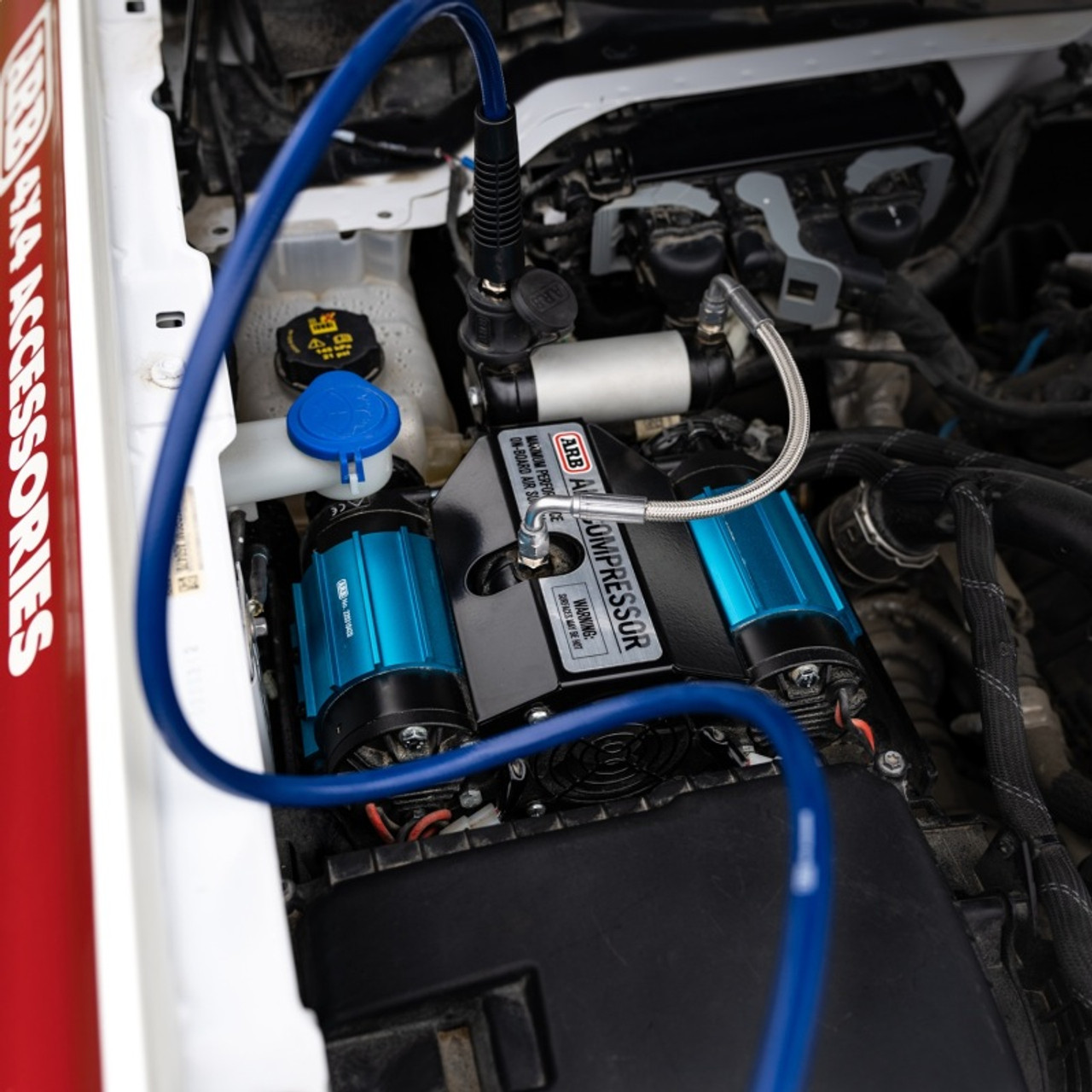 Ford Racing 21-24 Ford Bronco Under Hood Air Compressor Kit - M-1830-BRC