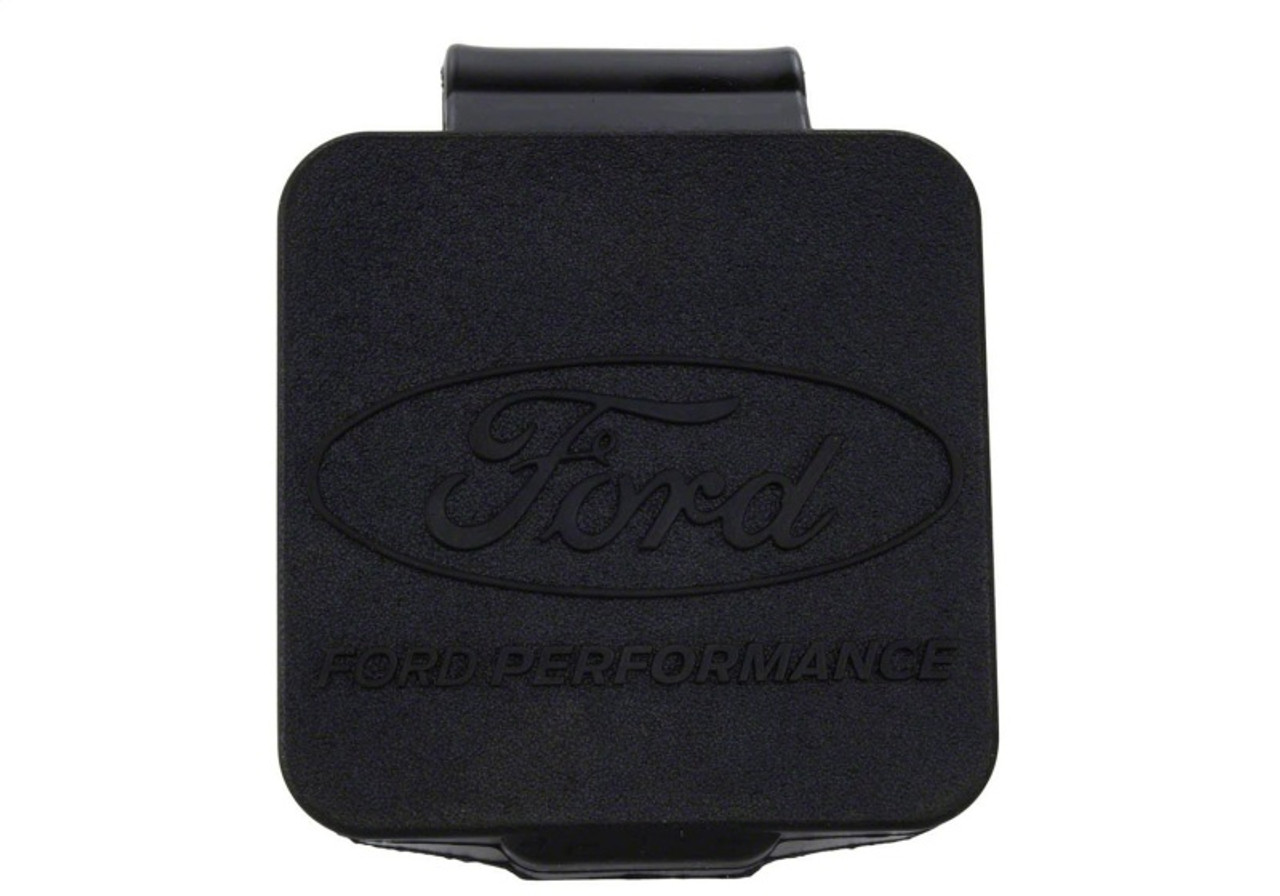 Ford Racing Rubber 2in Hitch Receiver Cover w/Ford Oval/Ford Performance Logo - M-1840-FP