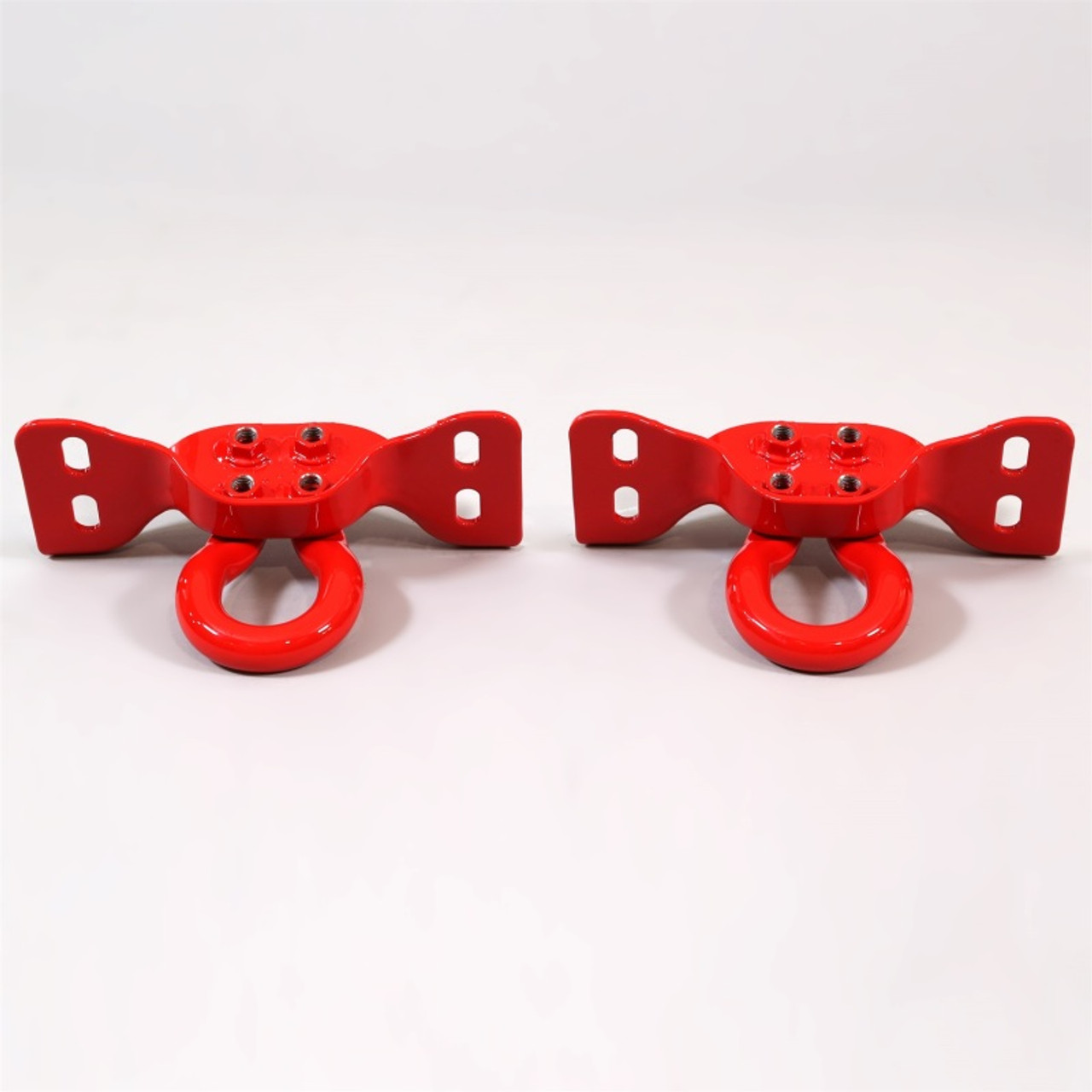 Ford Racing 17-22 Super Duty Tow Hooks - Red (Pair) - M-18954-SDR
