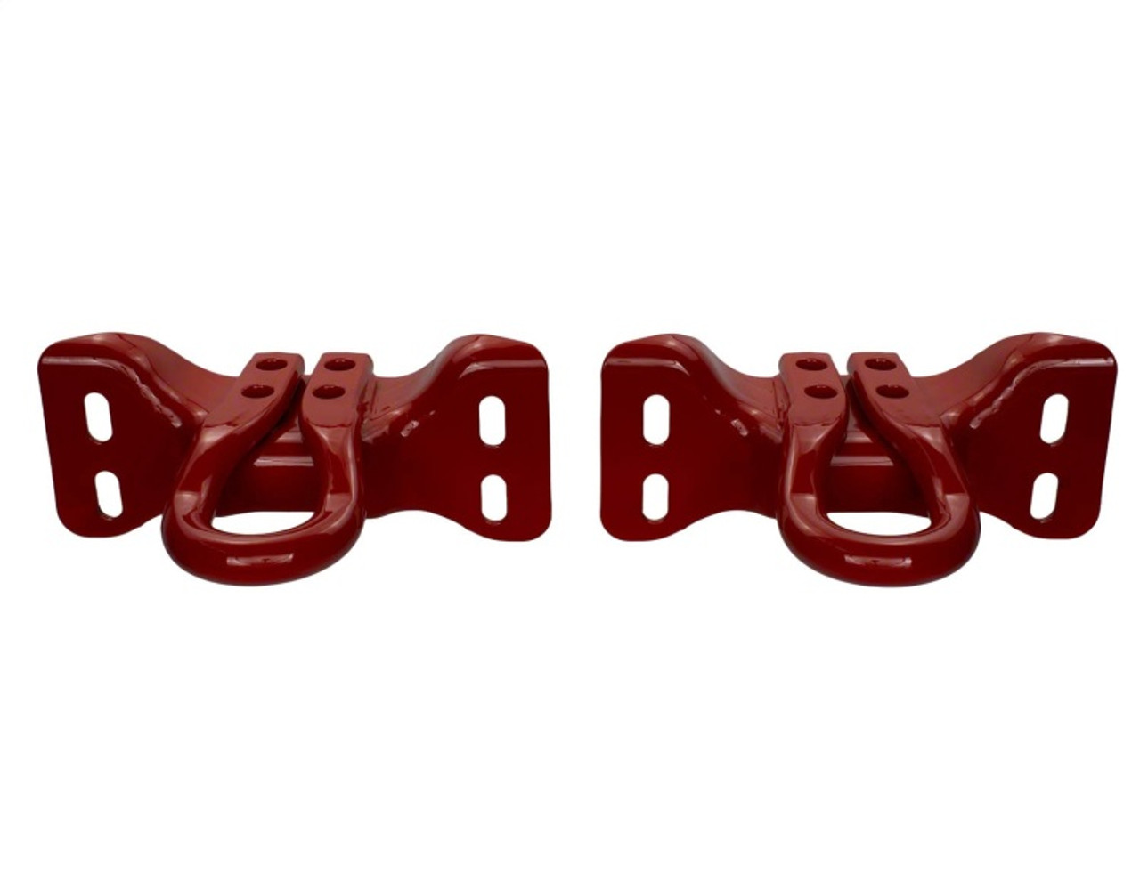 Ford Racing 17-22 Super Duty Tow Hooks - Red (Pair) - M-18954-SDR