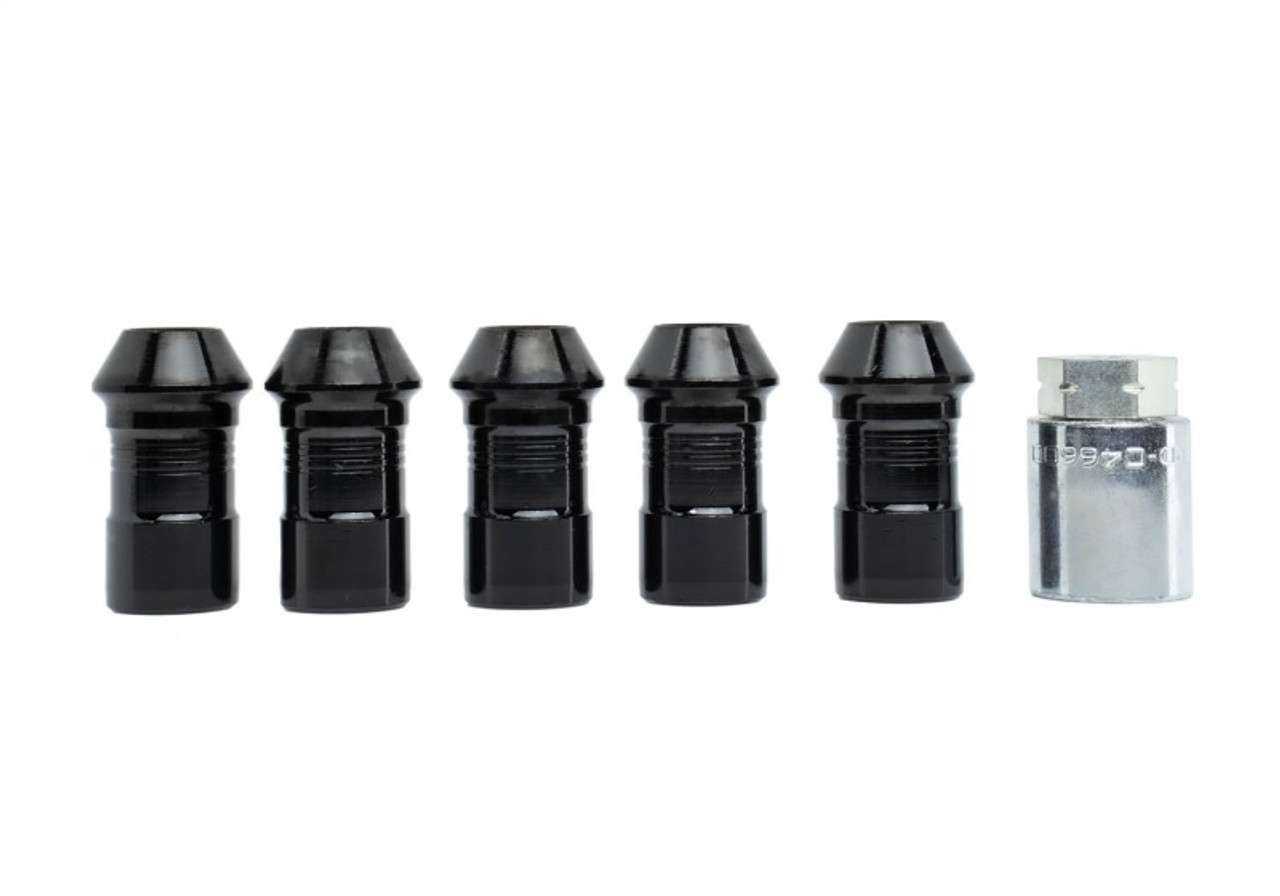 Ford Racing 2023+ Ford Bronco Raptor  M14 x 1.5 Black Security Lug Nut Kit - Set of 5 - M-1A043-A5