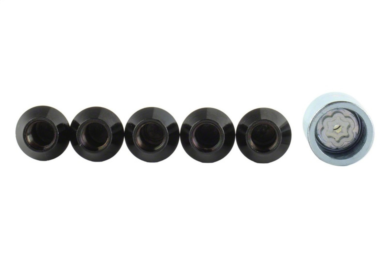 Ford Racing M12X1.5 Black Security Lug Nut - Set of 5 - M-1A043-B5