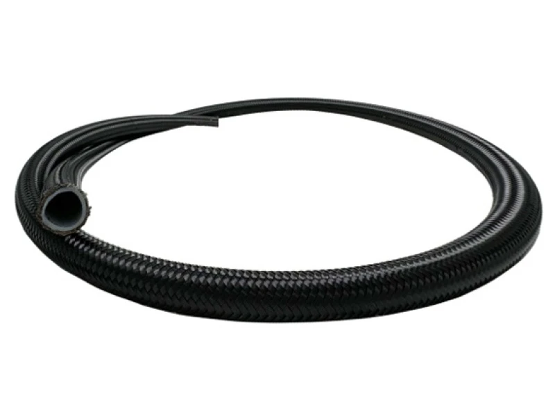 Fuelab Black Nylon Stainless Steel Braided PTFE Hose - 6AN - 3ft - 72700-06-3 User 1