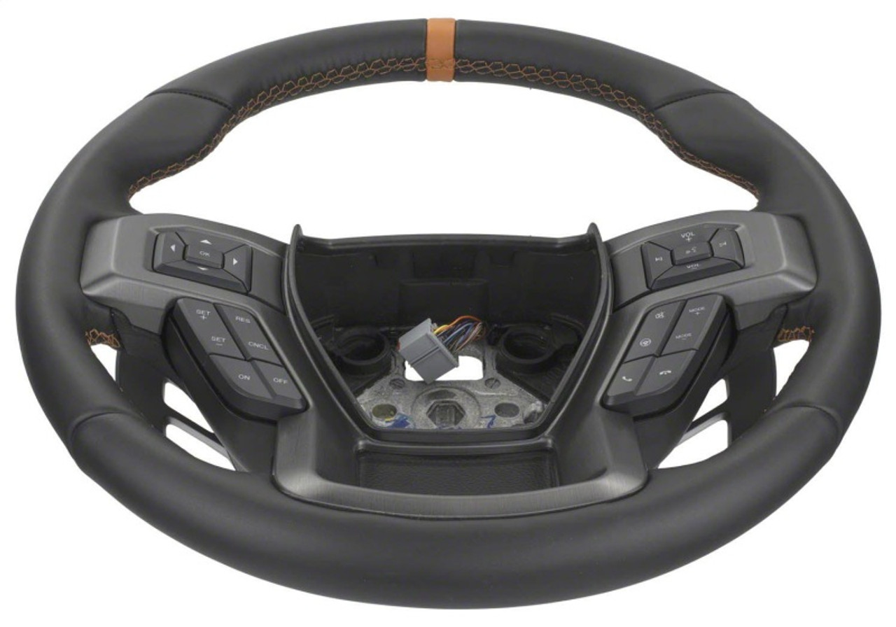 Ford Racing 2015-2017 F-150 Raptor Performance Steering Wheel Kit - Orange Sightline - M-3600-F15ROR