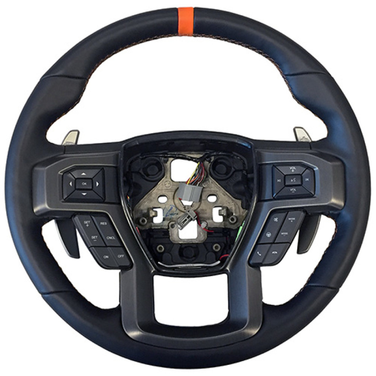 Ford Racing 2015-2017 F-150 Raptor Performance Steering Wheel Kit - Orange Sightline - M-3600-F15ROR