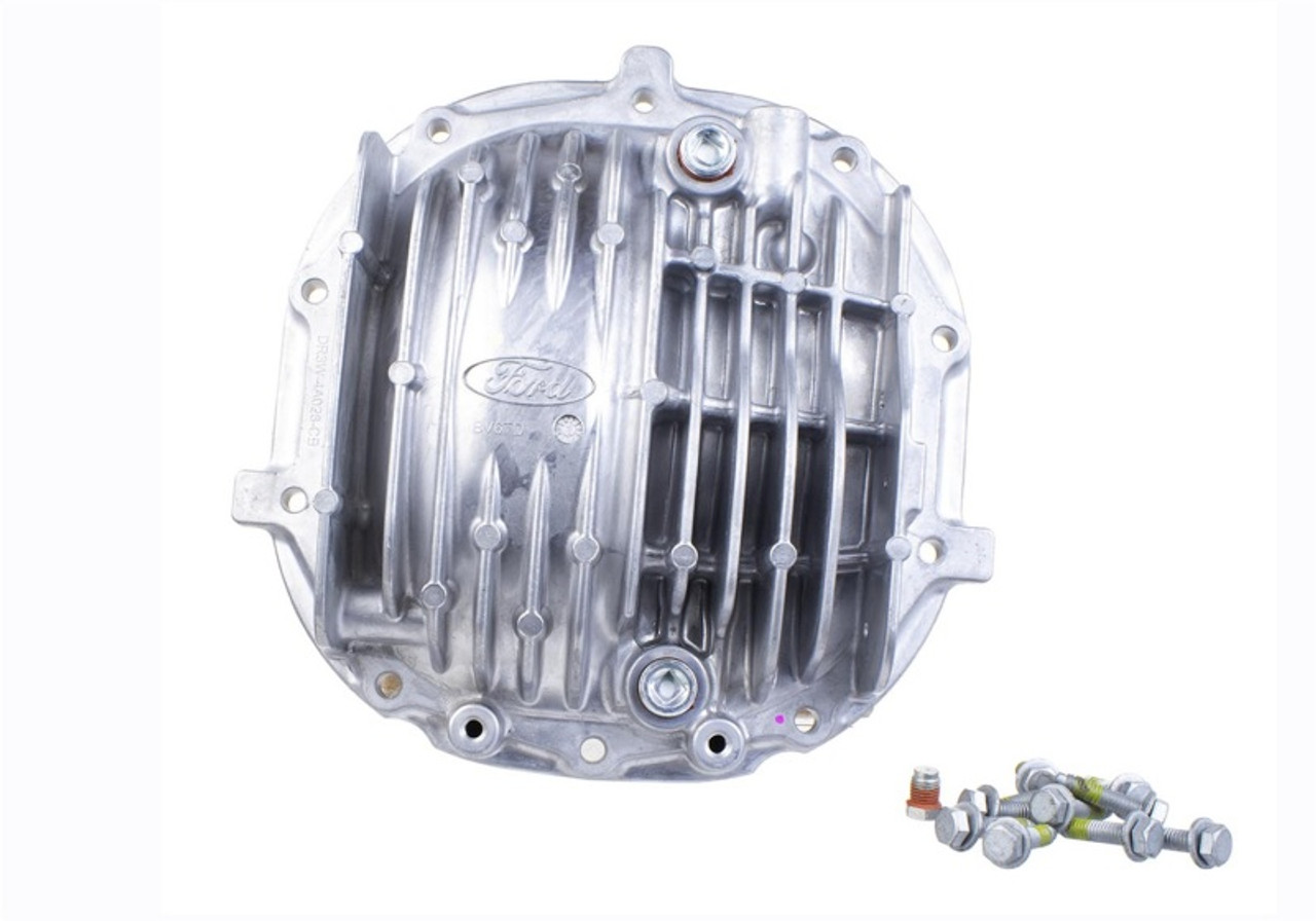 Ford Racing 8.8inch Aluminum Axle Cover with Differential Cooler Ports - M-4033-KA