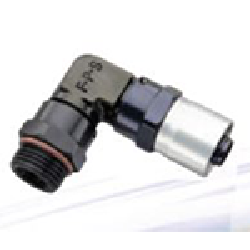Fragola -8AN x 90 Degree Sport Crimp Hose End x 3/8 NPT - 3109908