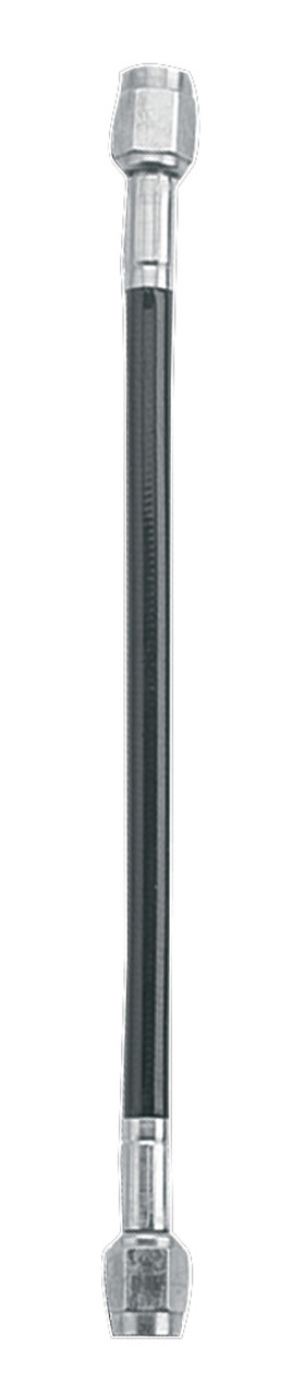 Fragola -3AN Black Covered Assembly Straight x Straight 12in - 312012