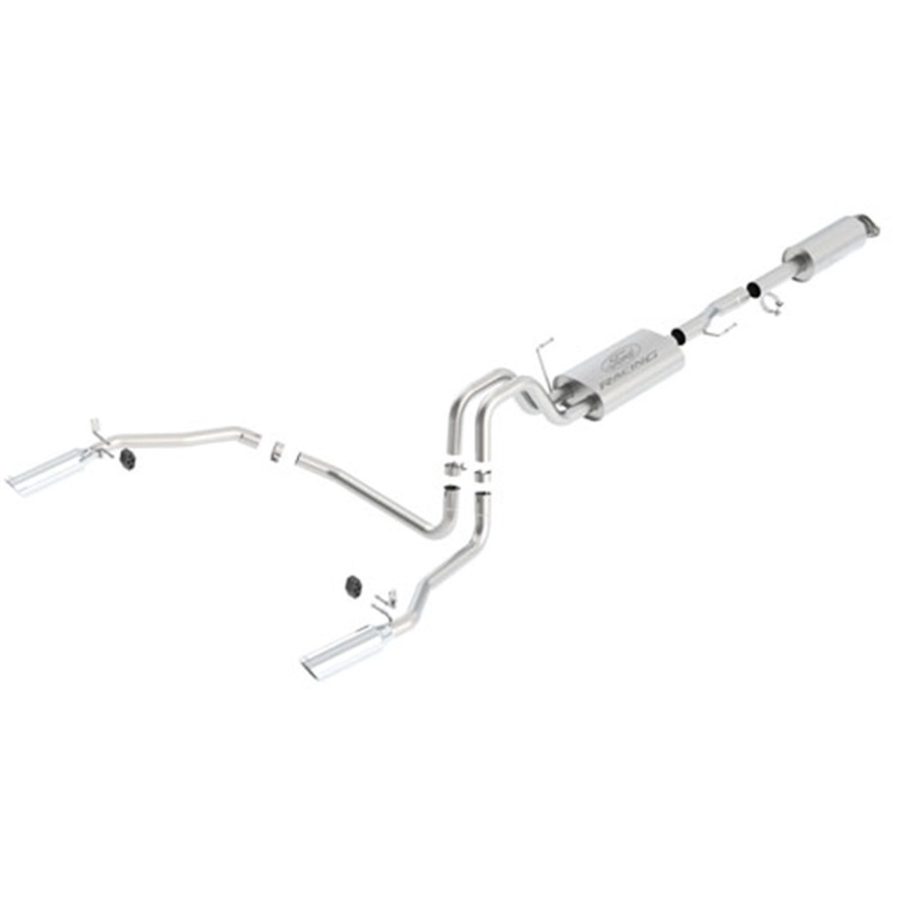 Ford Racing Ford F-150 5.0L TI-VCT Cat-Back Sport Exhaust System 145inch WB - M-5200-F1550145L