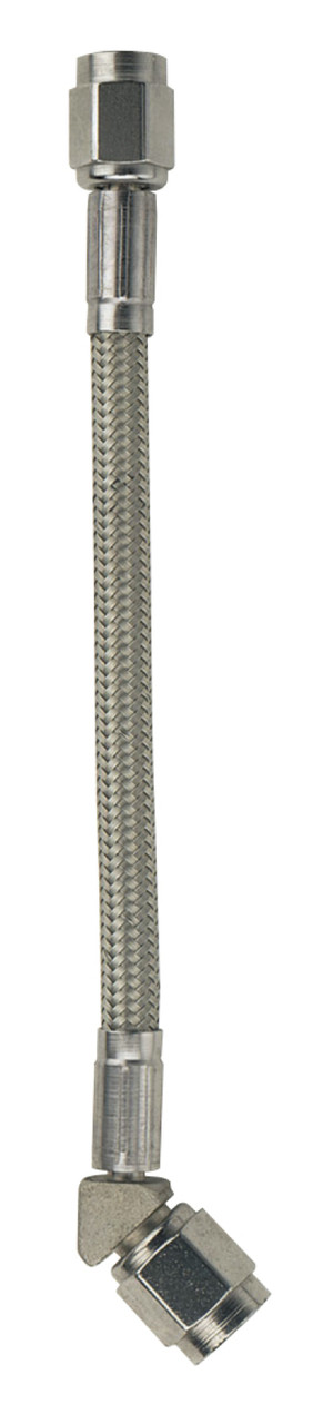 Fragola -3AN Hose Assembly Straight x 45 Degree 48in - 340048