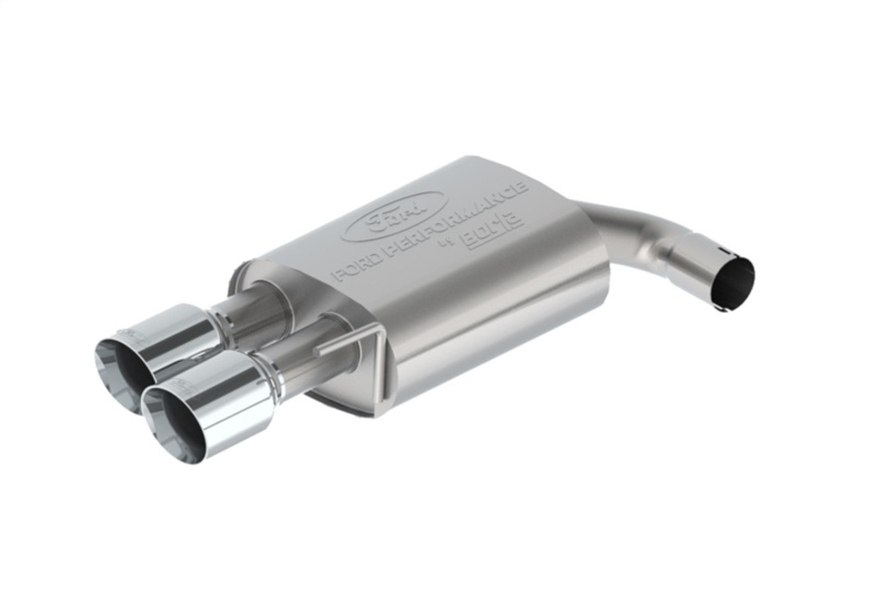 Ford Racing 2024 Mustang 2.3L Extreme Non-Active Cat-Back Exhaust w/GT Valance - Chrome Tip - M-5200-M2ECV