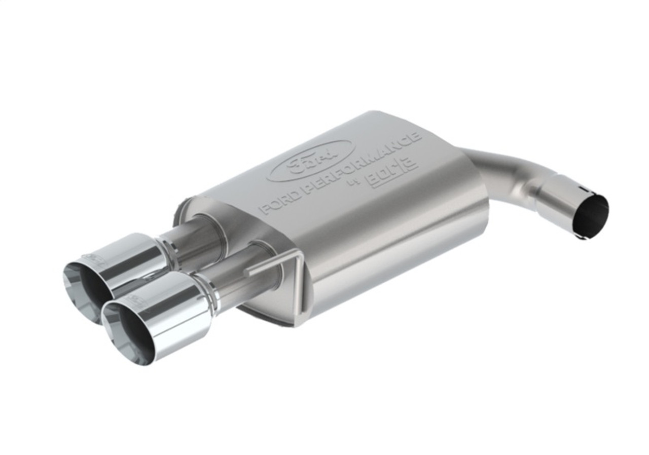 Ford Racing 2024 Mustang 2.3L Touring Non-Active Cat-Back Exhaust w/GT Valance - Chrome Tip - M-5200-M2TCV