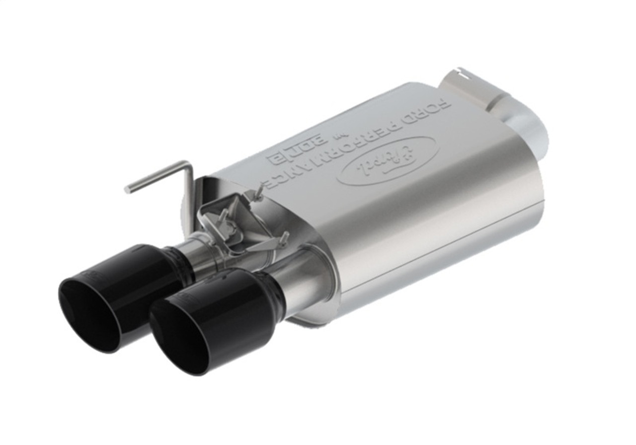 Ford Racing 2024 Mustang 5.0L Sport Active Cat-Back Exhaust - Black Tip - M-5200-M5SB