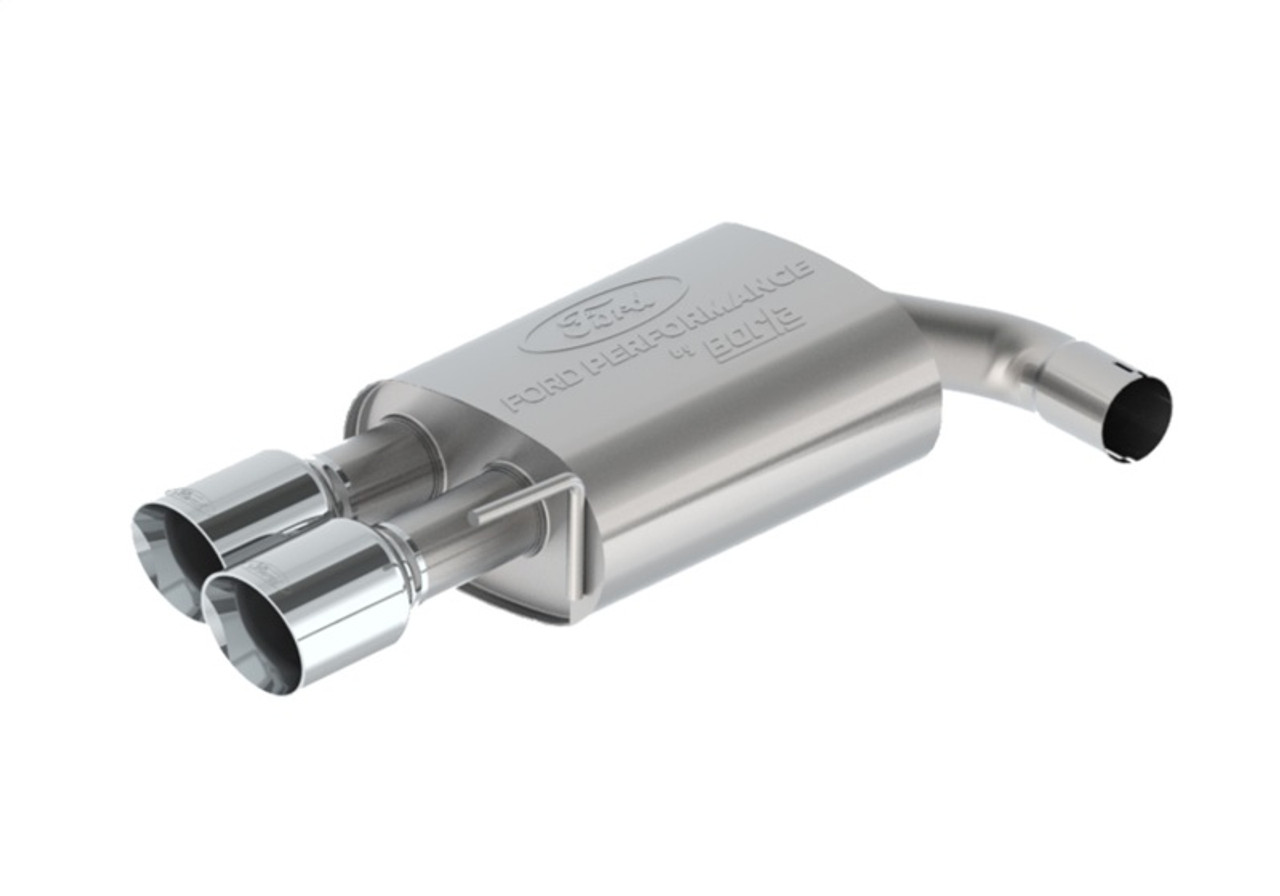 Ford Racing 2024 Mustang 5.0L Touring Non-Active Cat-Back Exhaust w/GT Valance - Chrome Tip - M-5200-M5TCV