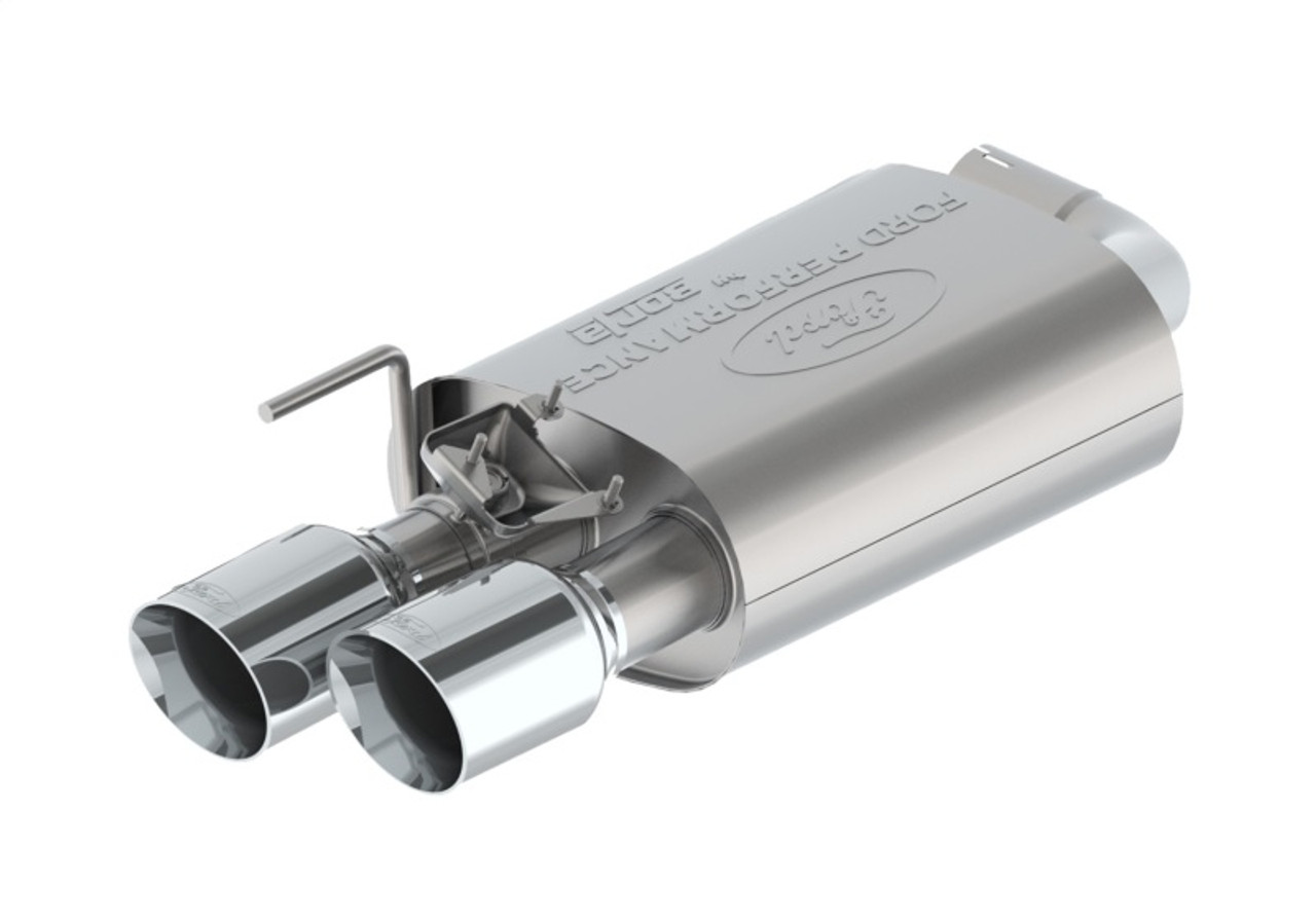 Ford Racing 2024 Mustang 2.3L Extreme Active Axle-Back - Chrome Tip - M-5230-M2EC