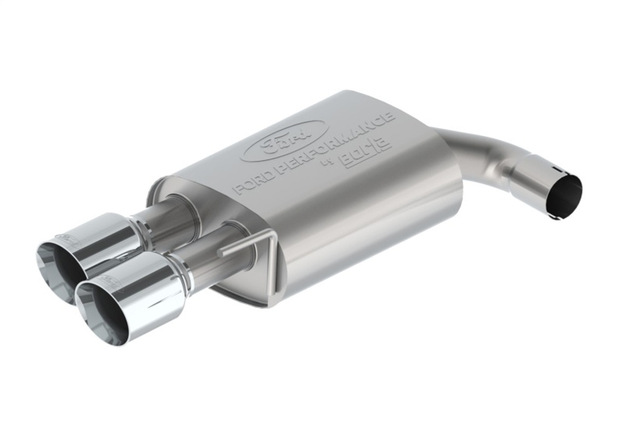 Ford Racing 2024 Mustang 2.3L Touring Non-Active Axle-Back w/GT Valance - Chrome Tip - M-5230-M2TCV