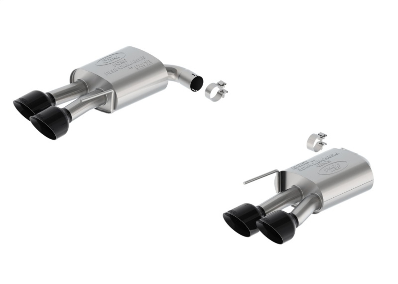 Ford Racing 2024 Mustang 5.0L Extreme Non-Active Axle-Back w/Valance - Black Tip - M-5230-M5EBV