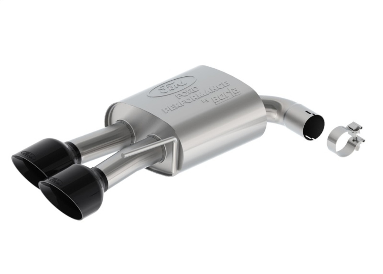 Ford Racing 2024 Mustang 5.0L Extreme Non-Active Axle-Back w/Valance - Black Tip - M-5230-M5EBV