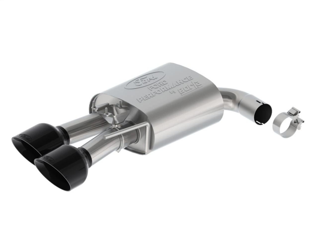 Ford Racing 2024 Mustang 5.0L Extreme Active Axle-Back w/Valance - Black Tip - M-5230-M5EBVA