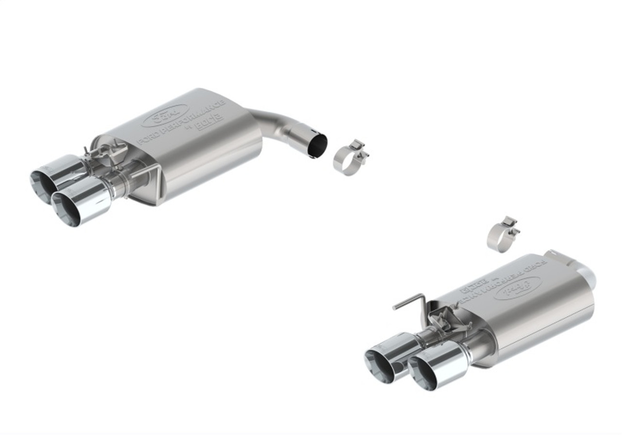 Ford Racing 2024 Mustang 5.0L Extreme Active Axle-Back - Chrome Tip - M-5230-M5EC