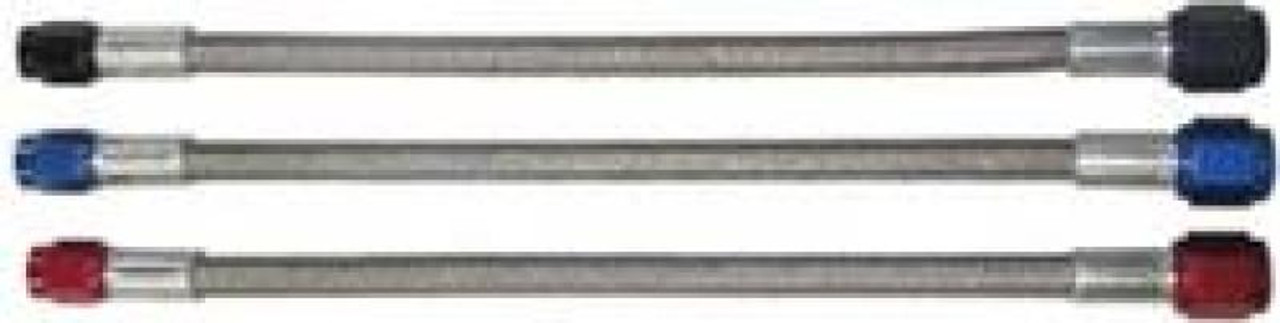 Fragola -3AN x -4AN Nut 4AN Nitrous Line 36in Red Nuts - 390036-RD