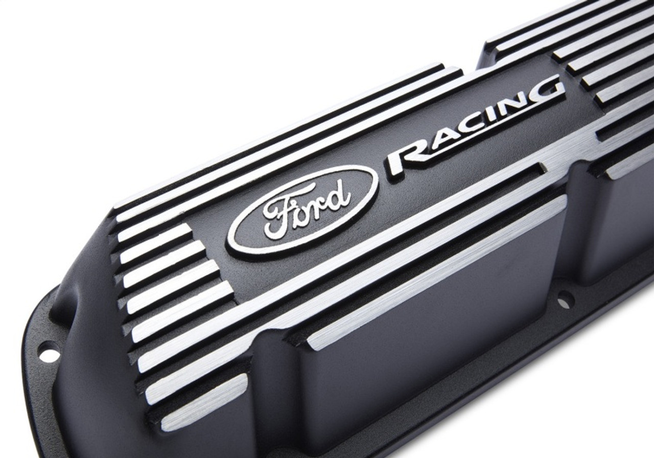 Ford Racing Black Satin Valve Covers Racing EFI - M-6000-J302R