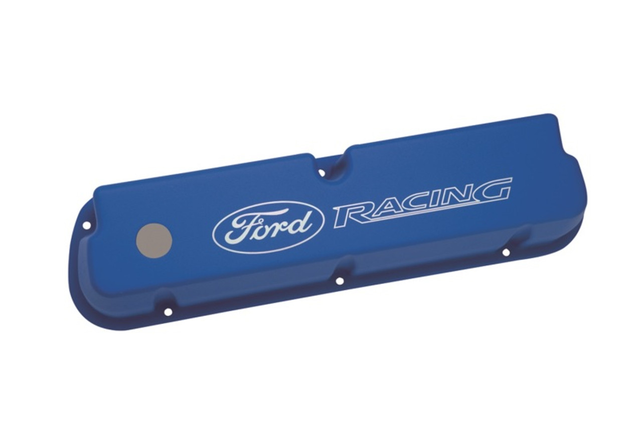 Ford Racing Blue Satin Valve Covers - M-6582-LE302BL