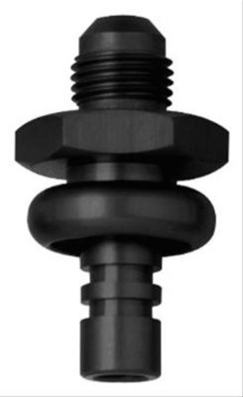 Fragola -6AN x Ford E.F.I.Return .435in Shank - Black - 491986-BL