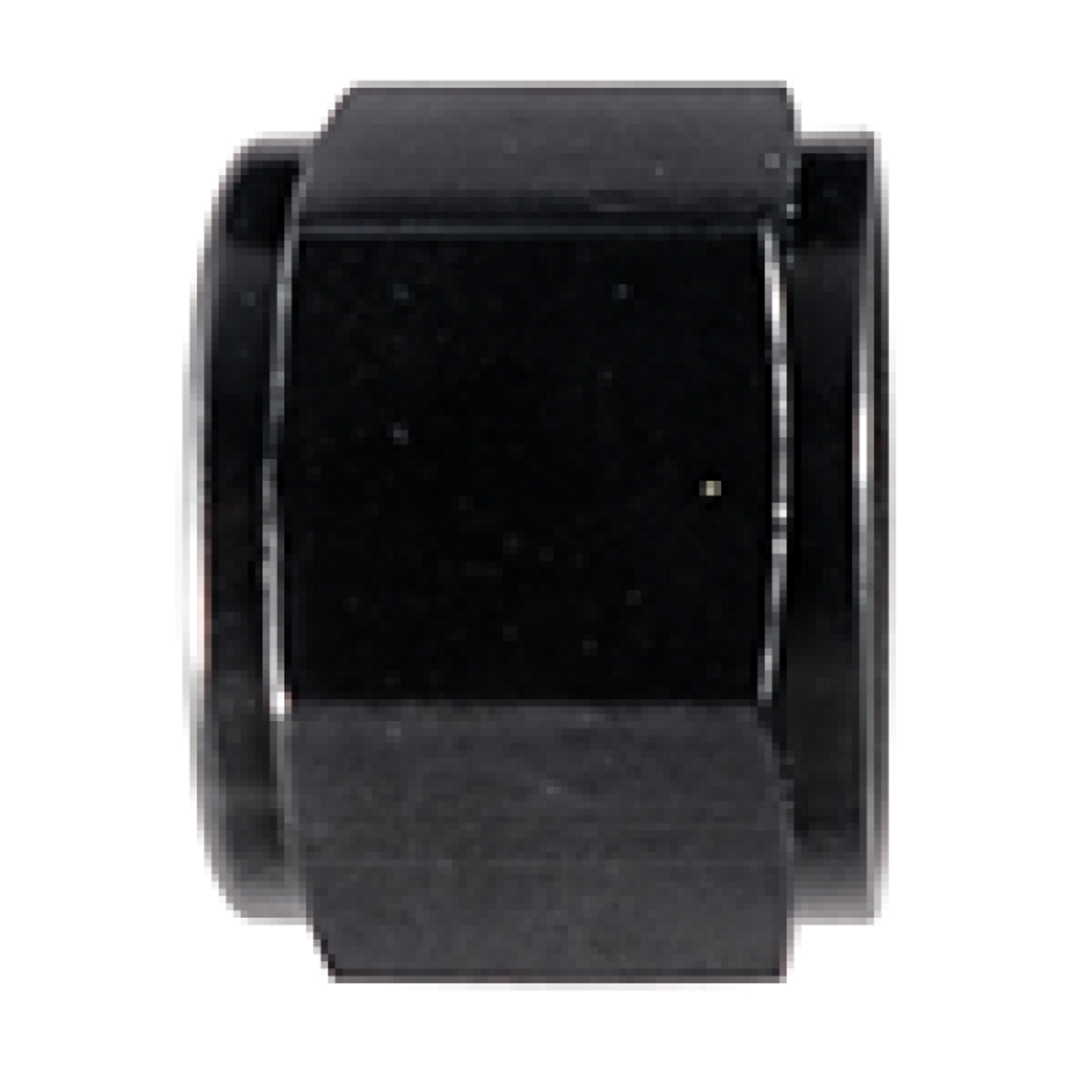 Fragola -12AN Aluminum Flare Cap - Black - 492912-BL