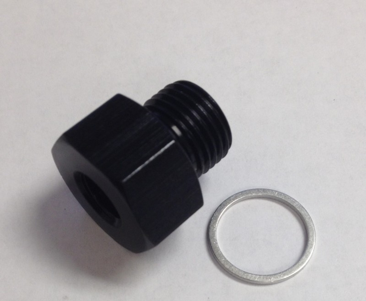 Fragola 1/8 FPT x 12mm X1.5 LS Temp Probe Adapter - 493022-BL