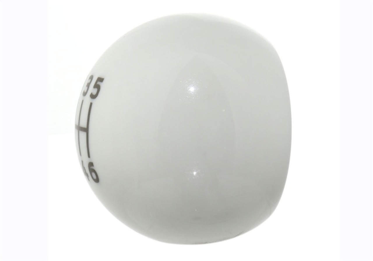 Ford Racing 15-19 Ford Mustang EcoBoost / GT w/ 6-Speed Manual Transmission Bullitt White Shift Knob - M-7213-M8B