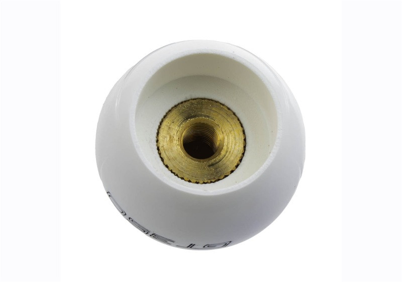 Ford Racing 15-19 Mustang GT350 White 6-Speed Shift Knob - M-7213-M8SW