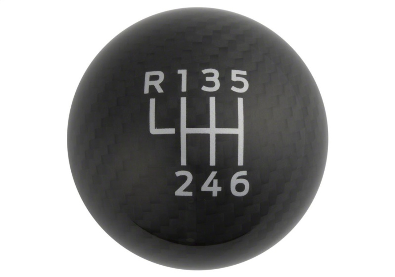 Ford Racing 15-25 Mustang Ford Racing Carbon Fiber Shift Knob 6 Speed - M-7213-MCF
