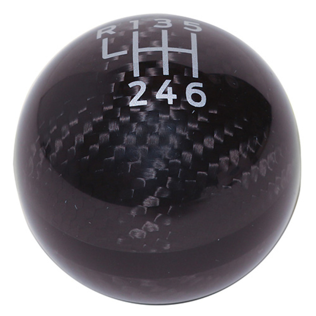 Ford Racing 15-25 Mustang Ford Racing Carbon Fiber Shift Knob 6 Speed - M-7213-MCF