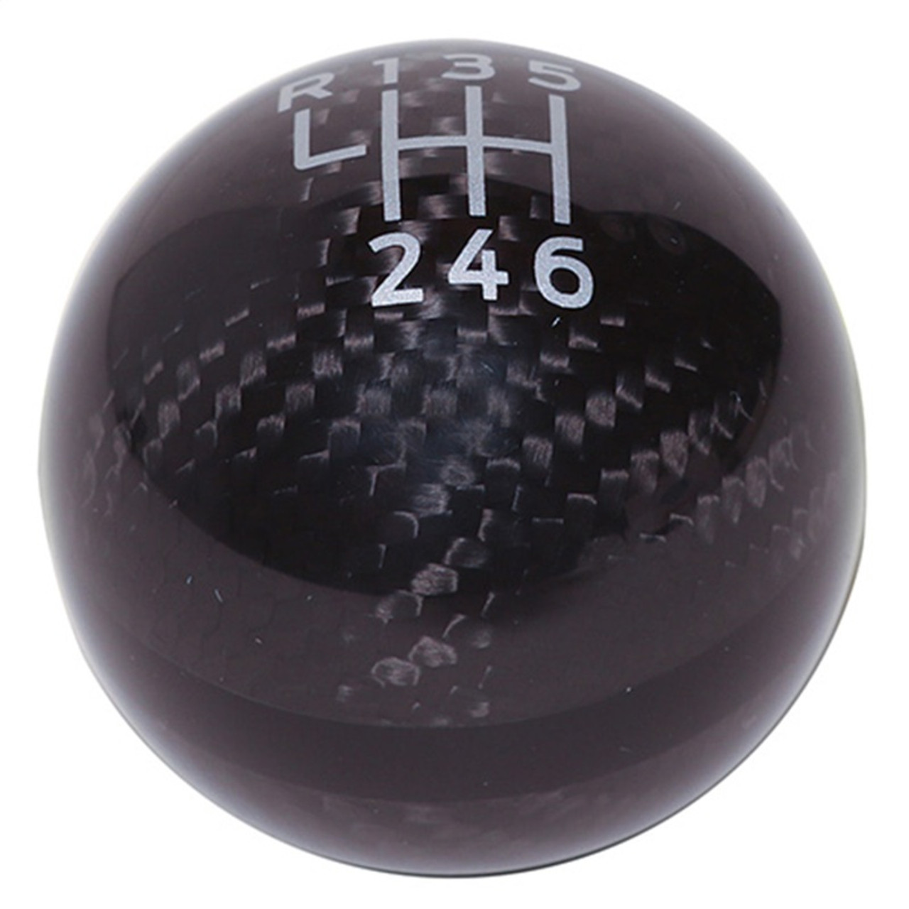 Ford Racing 15-25 Mustang Ford Racing Carbon Fiber Shift Knob 6 Speed - M-7213-MCF