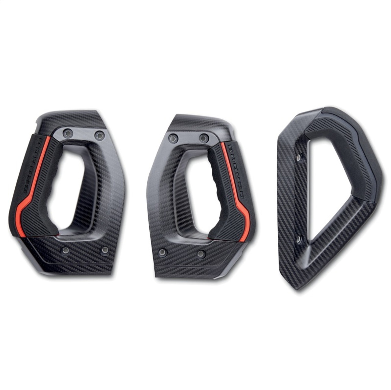 Ford Racing 21-23 Bronco Carbon Fiber Grab Handle Kit - M-7220-BCF