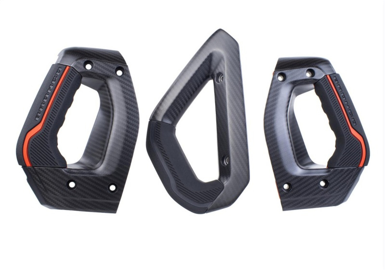 Ford Racing 21-23 Bronco Carbon Fiber Grab Handle Kit - M-7220-BCF