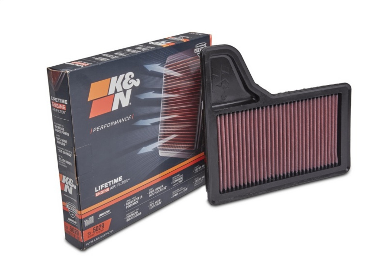 Ford Racing 15-21 Mustang GT I4/V6 High-Flow K&N/Ford Performance Air Filter - M-9601-M